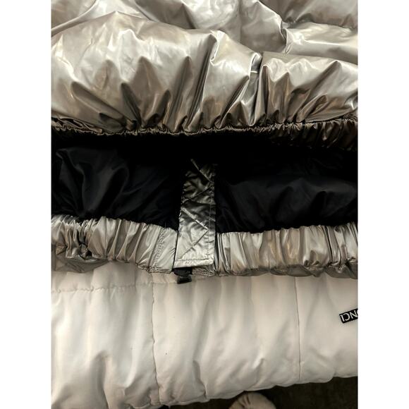 Moncler Silver Puffer Jacket - Picture 11 of 14